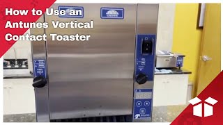 How to Use an Antunes Vertical Contact Toaster [upl. by Noir]