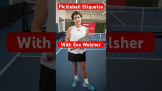 Lets talk about pickleball etiquette [upl. by Wheelwright]