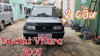 Suzuki Vitara 2005 2 cầu số sàn  Ôtô Thanh Xuân [upl. by Oicinoid]