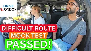 UK Driving test  Roundabout Route PASSED  Automatic Learner Driver Mock Test  Isleworth 2019 [upl. by Anedal]