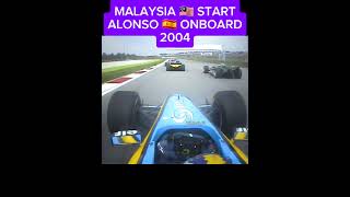 ALONSO START ONBOARD MALAYSIA 🇲🇾 2004 alonso formula1 v10 f1onboard automobile [upl. by Venuti376]