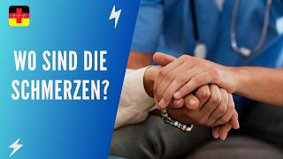 Dialog über Schmerz Quiz und Vokabeln für Pflegekräfte und Patienten 💬😖👩‍⚕️🤝 [upl. by Alonzo]