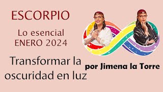 escorpio enero lo esencial 2024 tarot predicciones jimenalatorre [upl. by Maril]