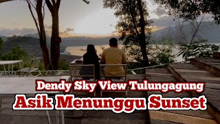 Menunggu Matahari Tenggelam di Waduk Wonorejo Tulungagung dari Dendy Sky View [upl. by Nwahsirhc]