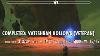 ESO Veteran Vateshran Hollows Magicka Nightblade 313k and build Gold Road PS5 EU [upl. by Madella]