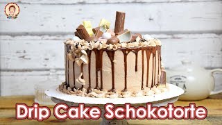 Drip Cake Schokobombe  Schokoladentorte  Küchencottage [upl. by Dallis]