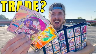 Trading RARE Pokemon Cards at the Shop [upl. by Hamilah]