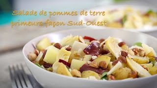 Salade de pommes de terre primeurs façon sud ouest [upl. by Oalsecnew715]