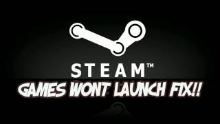 Steam Games Not Launching FIXED [upl. by Hajan975]