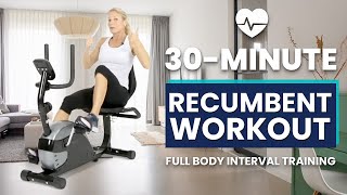 30Minute Recumbent Bike Workout [upl. by Eleaffar]