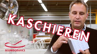 Kaschieren von Wellpappe und das Aufdoppeln von Papier [upl. by Domineca]