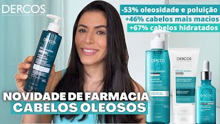 LANÇAMENTO Shampoo VICHY DERCOS Oil Correction para Cabelo Oleoso  Funciona mesmo   Larisse Gama [upl. by Asselam]