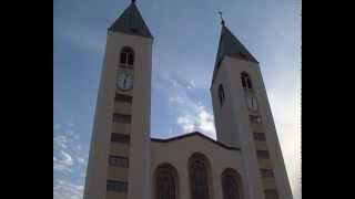 Sonnerie carillon et cloches Basilique Medjugorje [upl. by Nnaassilem]