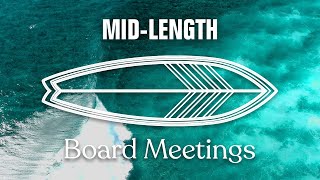 The MidLength The Surfboard For Beginners And Experts  Board Meetings [upl. by Idaf601]