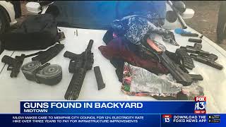 Backpack full of guns dumped in mans backyard after shootout [upl. by Edlin]