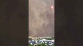 Watch Idaho Town Being Engulfed By Giant Dust Storm [upl. by Faustine399]