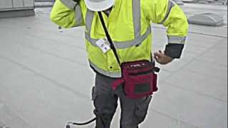 Surveyroof  quotDry Testquot Flat Roof Leak Detection Video  Flat Roof Survey [upl. by Htrowslle]