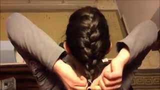 How To French Braid Short Layered Hair [upl. by Llertal636]