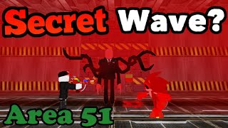 Secret Wave 666 REVEALED Roblox Area 51 Endless Survival w homermafia1 [upl. by Ellata]