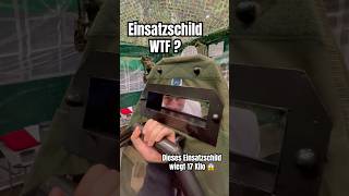 Dieses Einsatzschild wiegt einfach 17 Kilo 😳 airsoft airsoftshorts shield [upl. by Onitsuaf41]