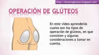 Operacion de Gluteos  implantes e inyecciones de Gluteos [upl. by Latnahc]