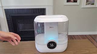 Dreo 6L Humidifiers for Bedroom Quiet Supersized Cool Mist Ultrasonic Humidifier Review [upl. by Monah]