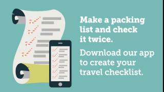 Travel Checklist on mobile app [upl. by Arlynne]