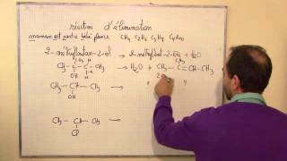 cours TS 2012  ch11 transformation en chimie organique macro II3 réaction délimination [upl. by Amikat861]