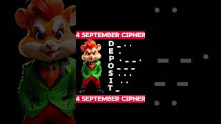 hamster kombat today cipher code  daily cipher hamster kombat 4 september hamsterkombat [upl. by Corliss]