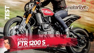 INDIAN FTR 1200 S  TEST MOTORLIVE [upl. by Lupee]