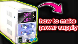 How To Make Dc Power Supply At Home [upl. by Agueda129]