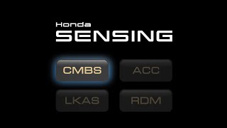 Honda SENSING – CMBS Infographic New Honda Accord Hybrid 2016 [upl. by Peppy]