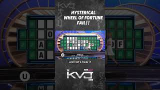 Give yourself a round of sausage Another hysterical Wheel of Fortune Fail [upl. by Yrreg]