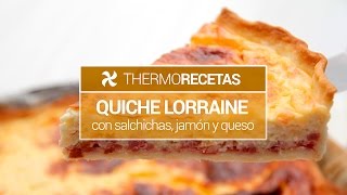 Receta de Quiche Lorraine con Thermomix [upl. by Eita]