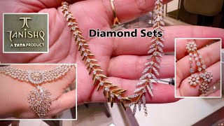 Tanishq 2024 Diamond Necklace Set Designs Diamond SetsNecklace DesignsPhoenix MallDeeya [upl. by Ahseiuqal150]