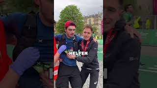 🏃‍♂️❤️ MarathonHeld Als sein Körper versagte kamen Retter 🙌 Creddorianlouvet [upl. by Lleuqar289]