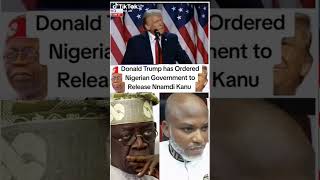 DID TRUMP ORDER TINUBU TO RELEASE NNAMDI KANU FIND OUT criticsnews nigeria tinubu abuja news [upl. by Ojadnama]