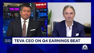 Teva Pharma CEO Richard Francis on Q4 earnings [upl. by Charyl]