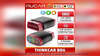 ✔️Thinkcar BD6 OBD2 Scanner Full System Diagnostic Tool 5 Reset Lifetime Free [upl. by Aierb]