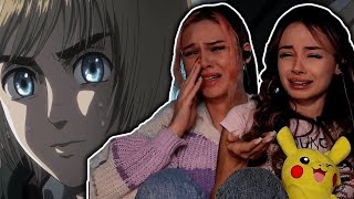 NO WAY…😭😱Attack on Titan 3x17 quotHeroquot REACTION [upl. by Ennayhs]