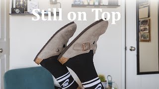 Birkenstock Bostons  1 Year Later [upl. by Yniar]