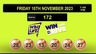 Nlcb Draw Results Friday 10th November 2023 [upl. by Nagaer970]