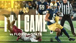 FULL GAME  Notre Dame Football vs Florida State 2024 [upl. by Kinzer69]