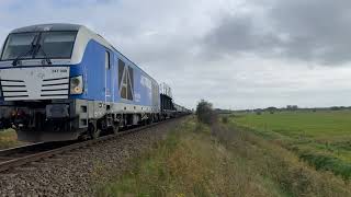 Sylt Autozug mit Dual Vectron Auf Sylt trainspotting train railway [upl. by Alrats563]