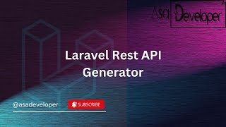 Laravel Rest API Generator [upl. by Trey]