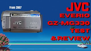 Review JVC Everio GZMG330 from 2007 [upl. by Cosetta]