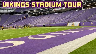 Minnesota Vikings US Bank Stadium Tour [upl. by Deloria650]