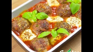 Ces boulettes de viande à la mozzarella raviront petits et grands [upl. by Airebma]