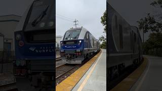 Cdtx 2114 crazy hornshow at Oxnard train amtrak [upl. by Hanid]