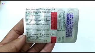 Hifenac Mr Tablet  Aceclofenac paracetamol amp Chlorzoxazone Tablets Uses  Hifenac Mr Tablet Uses [upl. by Urana398]